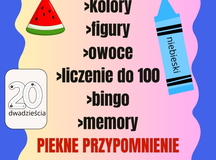 Lato nauka przez zabawę 25 stron