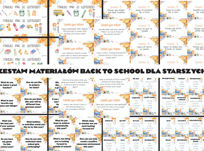 Back to school PAKIET dla starszaków
