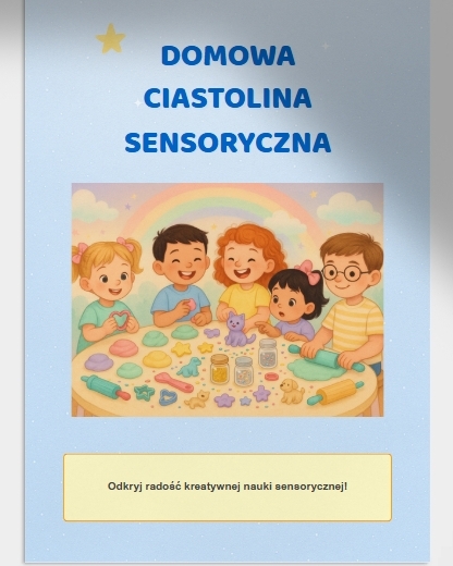 Przepis na domową ciastolinę. Ciastolina sensoryczna