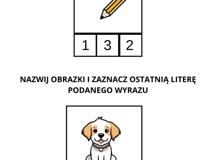 Karty Pracy na Percepcję Wzrokową - nauka liter, nauka czytania, matematyka