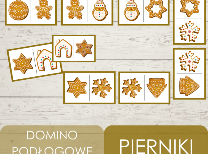 Domino podłogowe - pierniczki