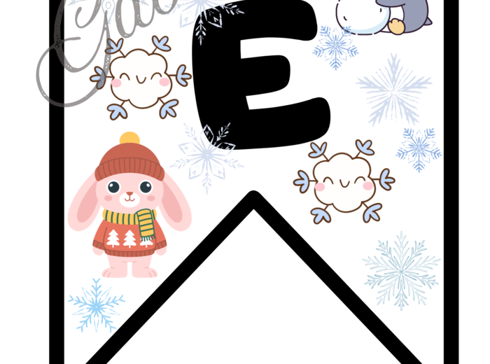 Ferie zimowe girlanda