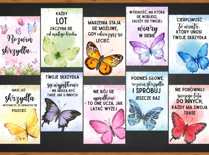 ROZWIŃ SKRZYDŁA - „Masz już skrzydła - wystarczy, że odważysz się polecieć” - gazetka edukacyjna