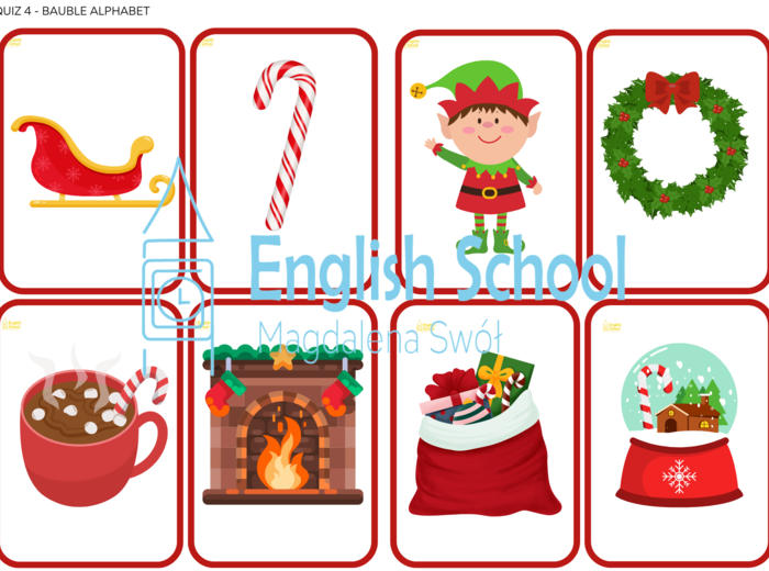 CHRISTMAS – Escape Room/ Stacje dydaktyczne (klasy 1-3)