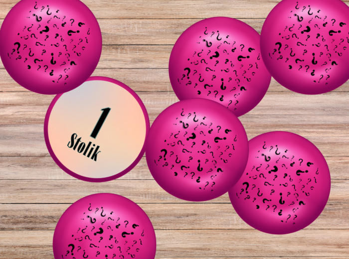 Numery stolików/numery grup/numery zespołów - do pracy w grupach