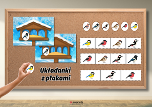 ZIMOWA UKŁADANKA - PTAKI