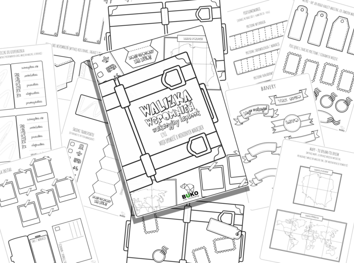 WALIZKA WSPOMNIEŃ wakacyjny lapbook, czyli moja opowieść o minionych wakacjach