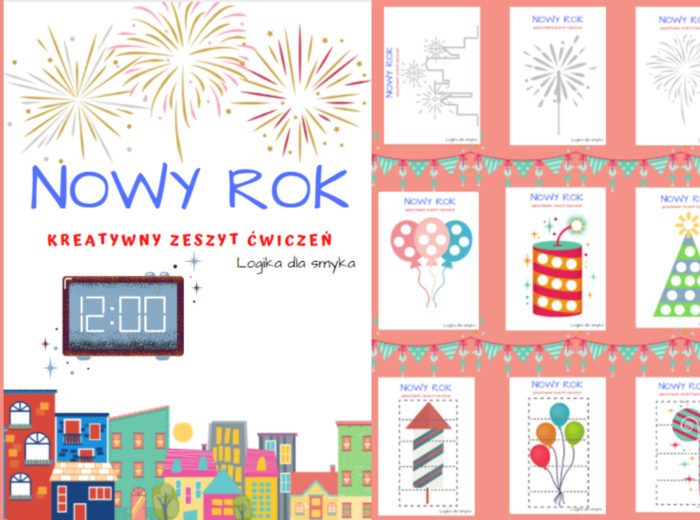 Nowy Rok - karty pracy