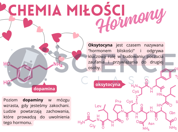Gazetka walentynkowa do pracowni chemicznej