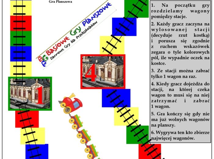 Pociągi – Gra planszowa