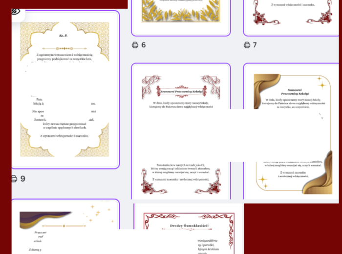 Pożegnanie Ósmoklasistów – scenariusz, listy i efekty muzyczne!