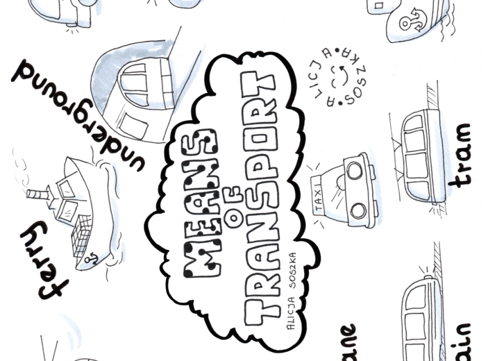 Notatki wizualne dla klasy 5 SP z angielskiego