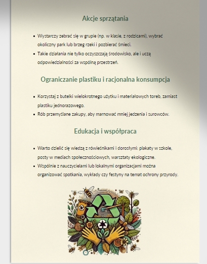 Projekt fotograficzny. "Przyroda w moim otoczeniu".