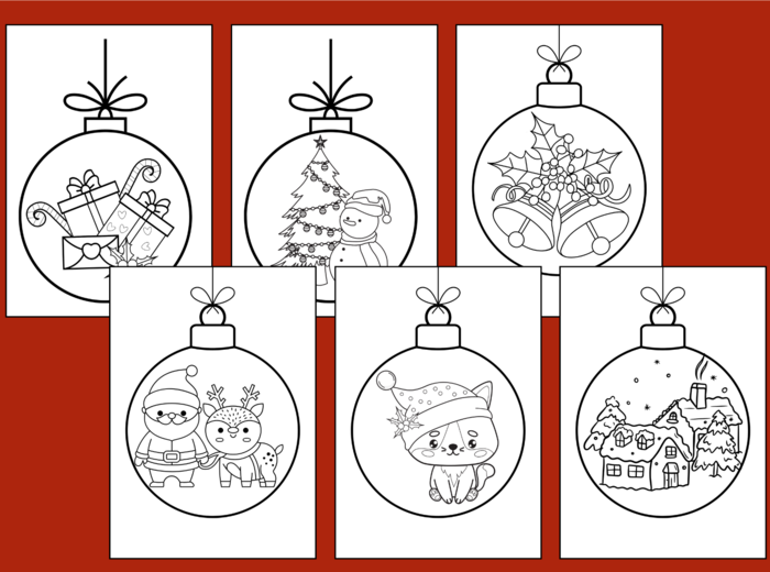 BOŻE NARODZENIE - MANDALA – zima – kolorowanka – biblioteka – świetlica – gazetka – mandale – 20 szt. - wersja 1