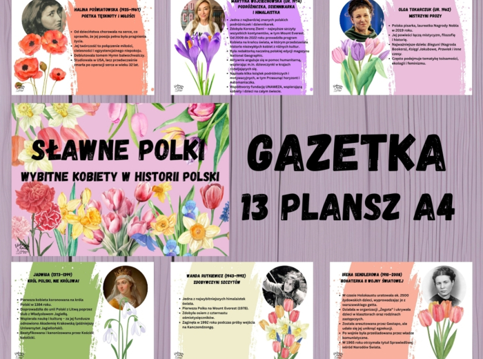 SŁAWNE POLKI gazetka
