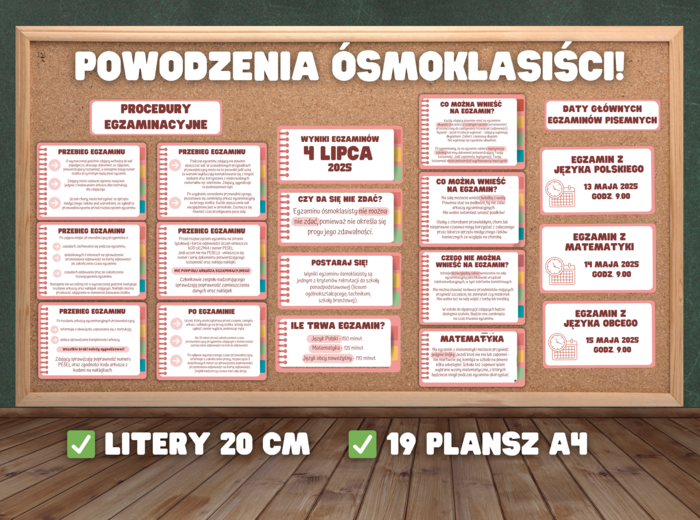 EGZAMIN ÓSMOKLASISTY - CO NALEŻY WIEDZIEĆ? Gazetka szkolna ZAKTUALIZOWANA 2025