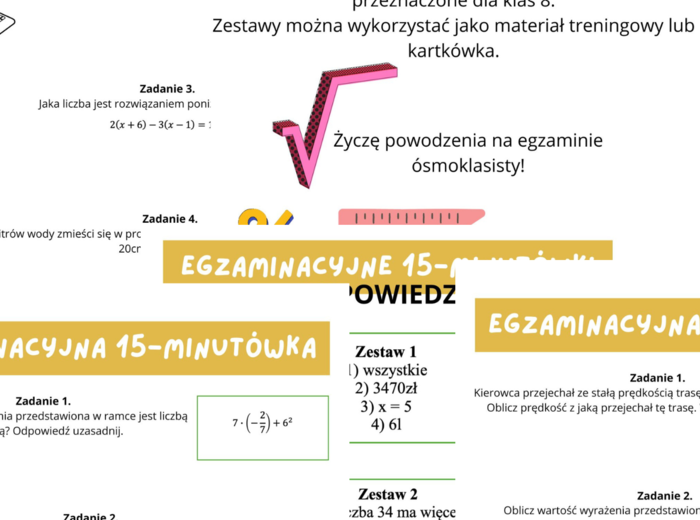 Egzaminacyjne 15 - minutówki