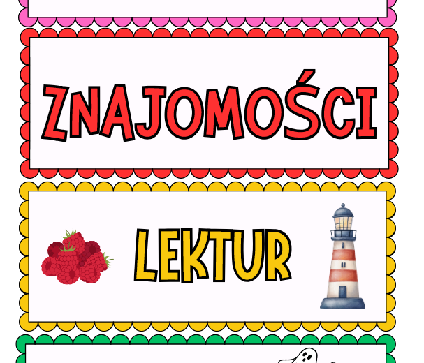 Testy znajmości lektur w klasach VII-VIII