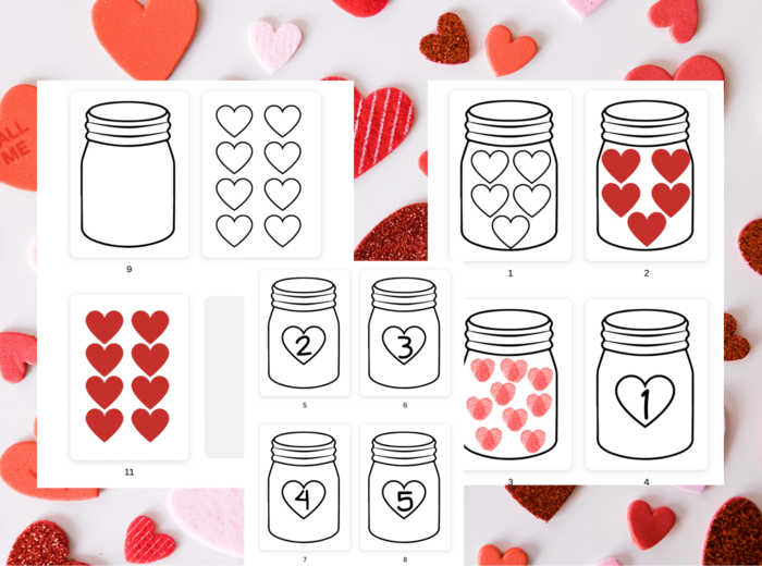 Słoiczek walentynkowy
