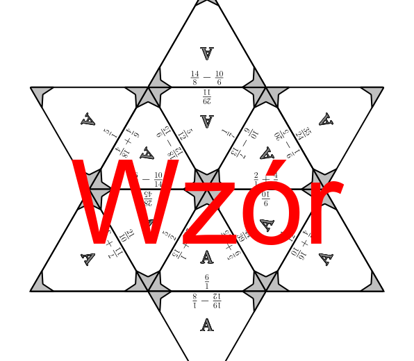 Trimino - Dodawanie i odejmowanie ułamków | matematyka