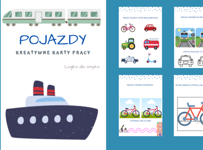 Pojazdy - karty pracy