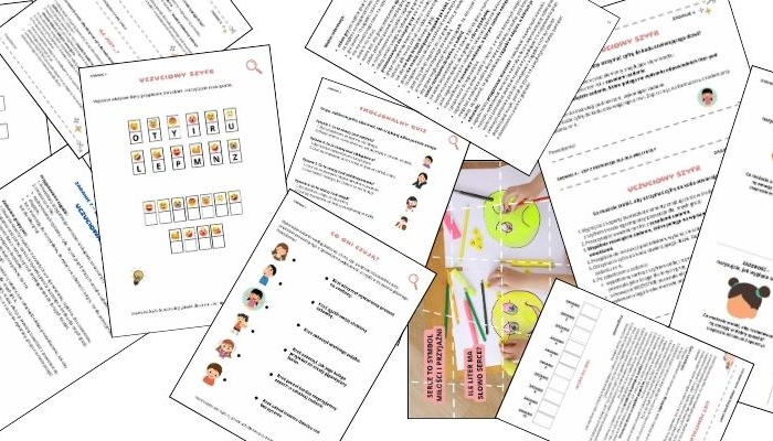 Escape room. Emocje i uczucia. Gra zagadkowa dla dzieci 6-9 lat