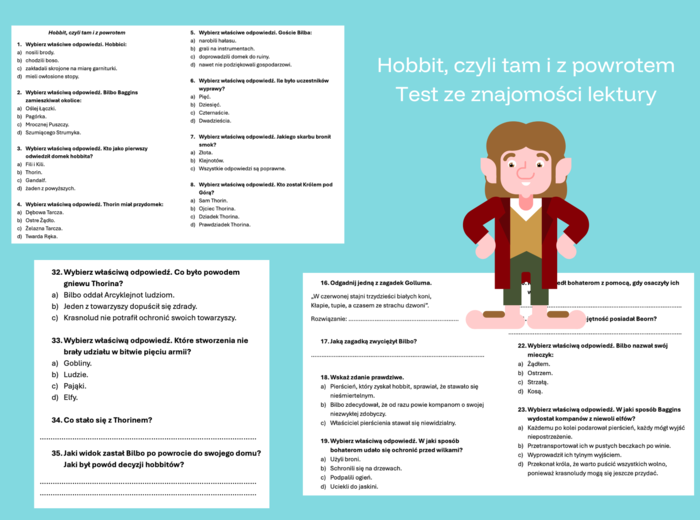 Hobbit - test znajomości treści lektury