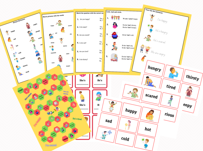 Emotions - przymiotniki