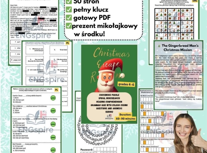 CHRISTMAS ESCAPE ROOM DLA KLAS 4-6