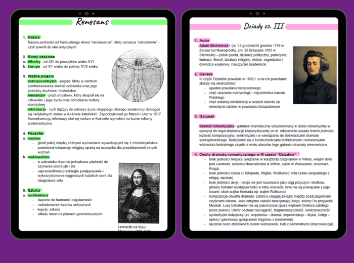 Notatki maturalne - Polski P