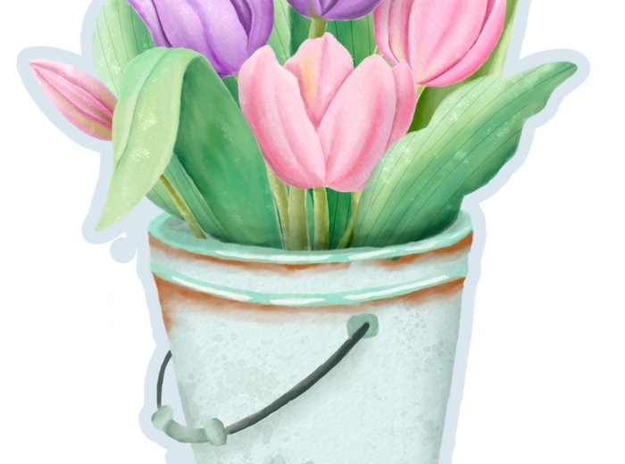 DEKORACJA dwustronna - WIOSNA