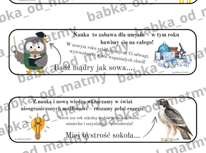 ZACHĘTKI MOTYWACYJNE na rok szkolny 2024/2025!