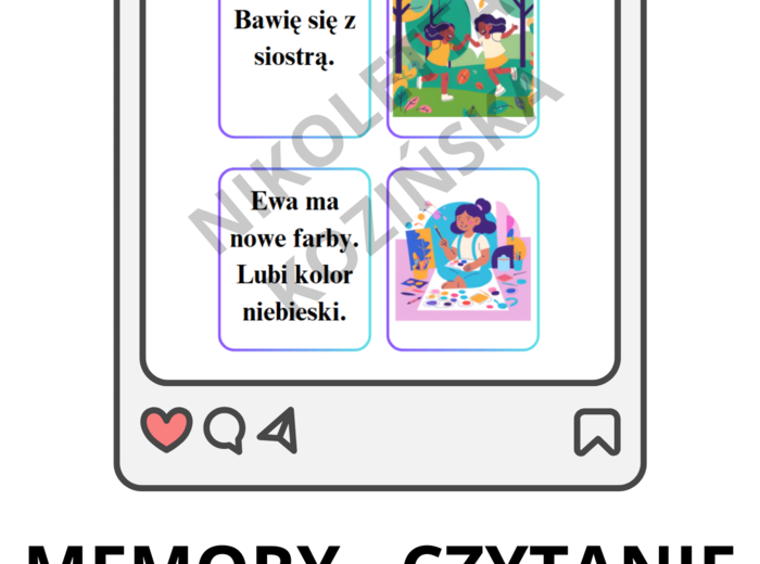 MEMORY - CZYTANIE ZE ZROZUMIENIEM