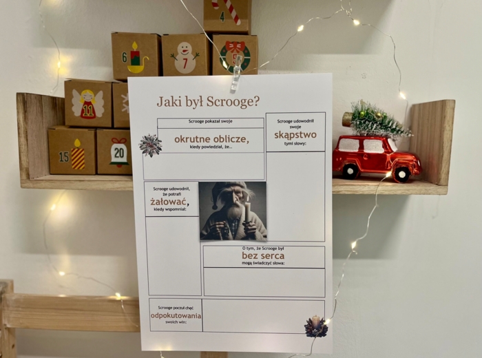 Jaki był Scrooge? - karta pracy
