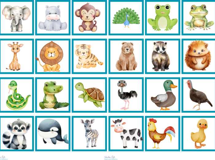 Zestaw 168 kolorowych znaczków z uroczymi zwierzątkami!