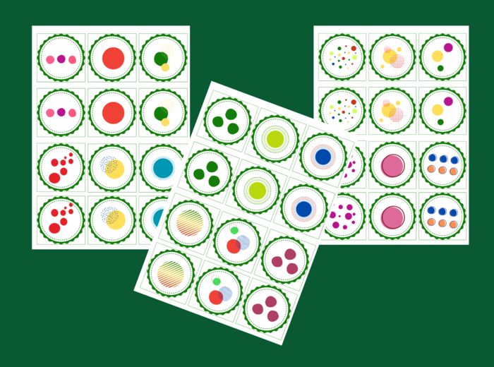DZIEŃ KROPKI – memory – 36 szt. - wersja 2