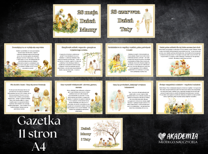 DZIEŃ MAMY I TATY - GAZETKA