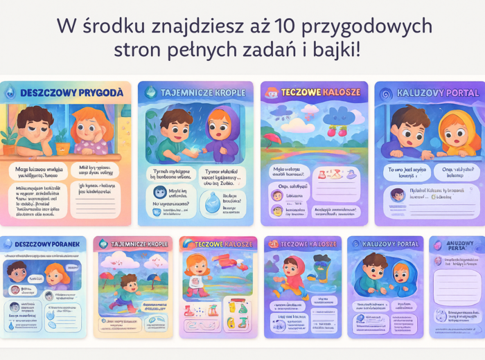 „Deszczowa przygoda” – opowiadanie dla dzieci