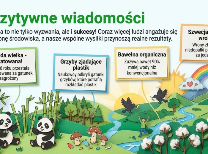 Ekologia – nasza planeta, nasze wybory (gazetka szkolna / prezentacja, 15 plansz)