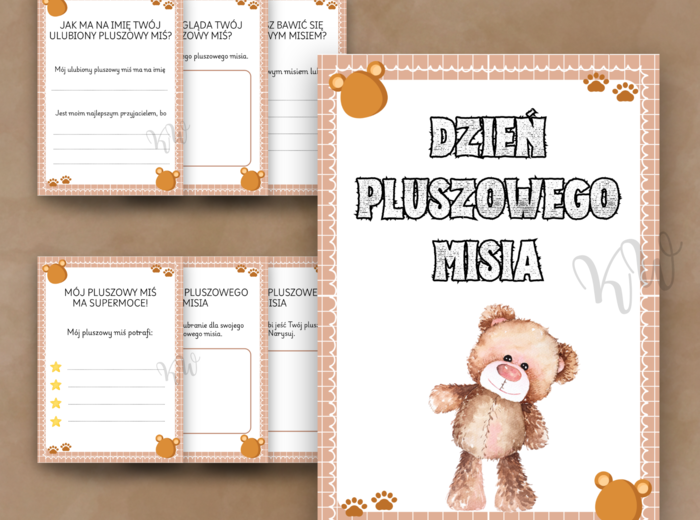 DZIEŃ PLUSZOWEGO MISIA - KSIĄŻECZKA