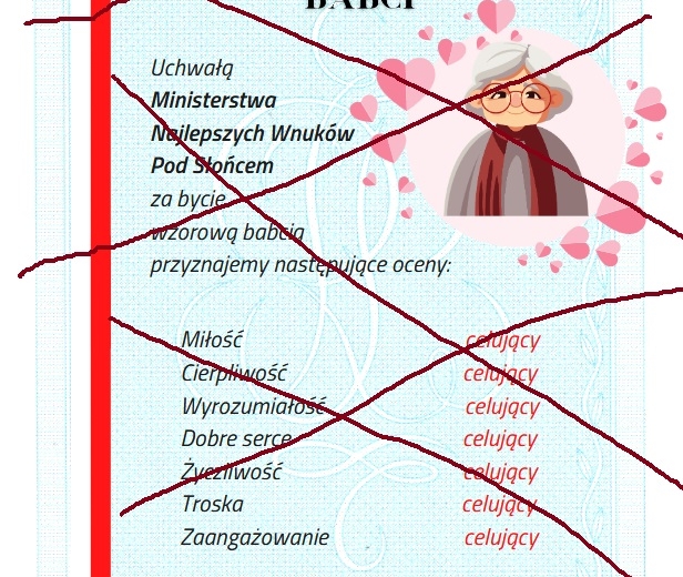 Dzień babci i dziadka świadectwa