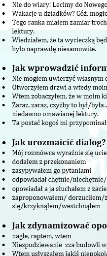 OPOWIADANIE TWÓRCZE W KLASACH 7-8: PAN TADEUSZ, BALLADYNA, LATARNIK
