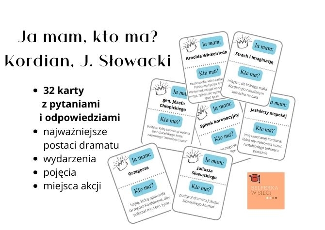Ja mam... Kto ma? Kordian, J. Słowacki
