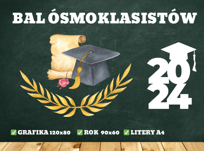 BAL ÓSMOKLASISTÓW - DEKORACJA XXL