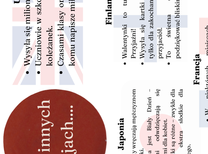 Gazetka na walentynki