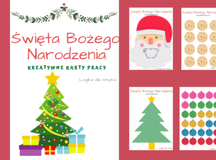 Boże Narodzenie - Karty pracy