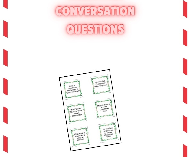Christmas conversation cards
