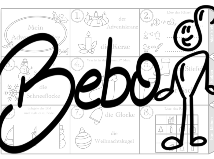 Adventskalender Leporello