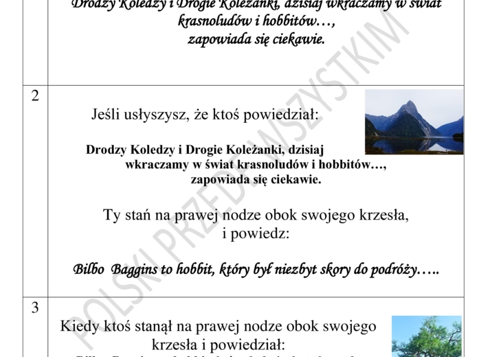 "Hobbit...- test na uważność”