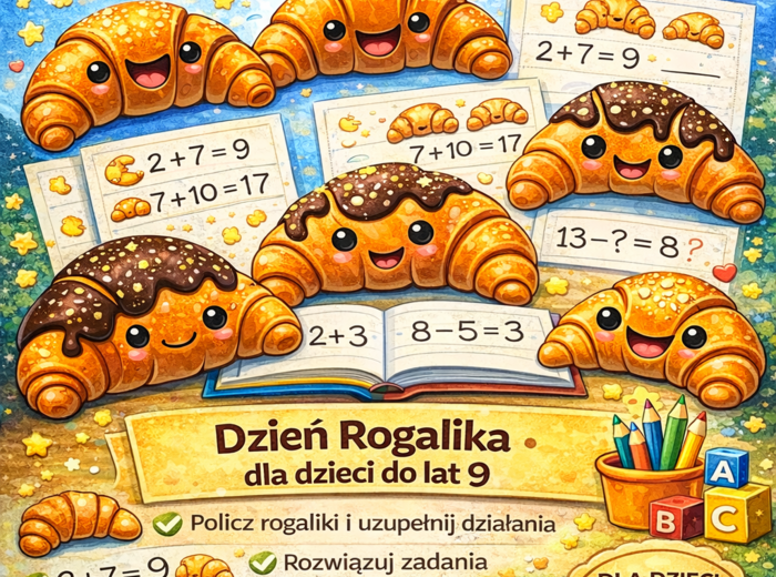 Matematyka  Dzień Rogalika 20 stron